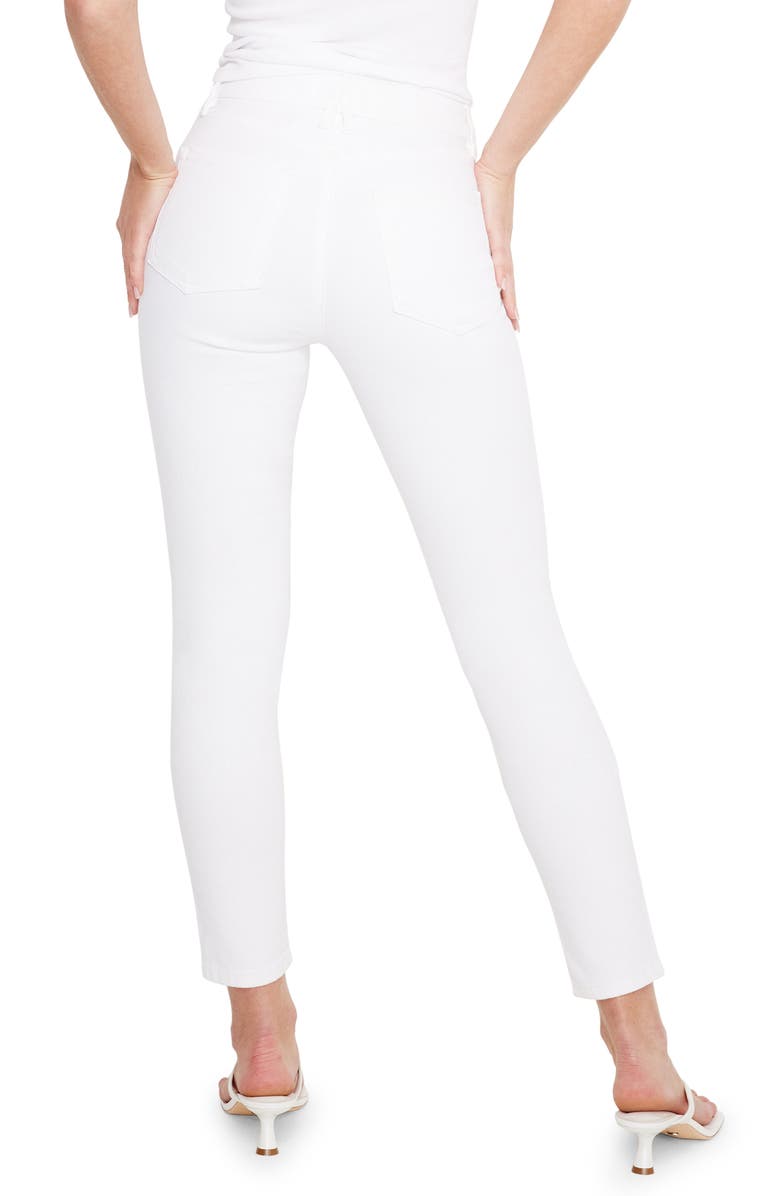 Good American Good Legs Skinny Crop Jeans, Alternate, color, White001
