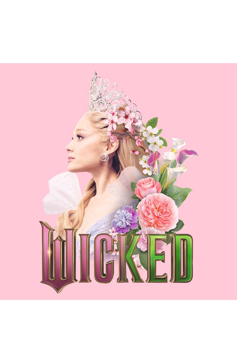 Wicked: For Good Girl's Wicked For Good Glinda Side Profile Pose Graphic T-Shirt, Alternate, color, Light Pink