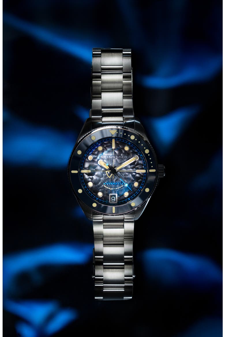 Challenger Automatic Bracelet Watch, 42mm, Alternate, color, GREY