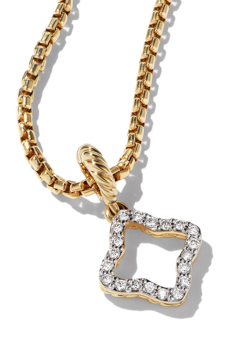 David Yurman Diamond Quatrefoil Pendant, Alternate, color, 