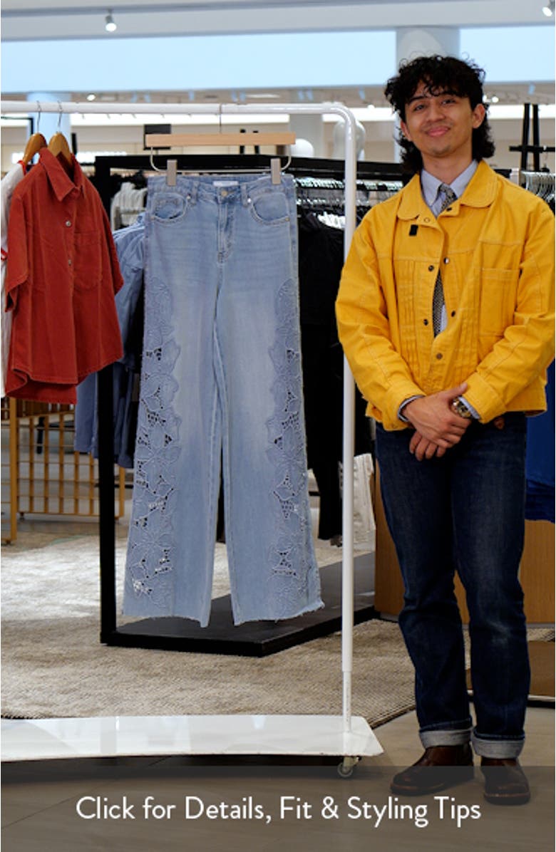 High Waist Wide Leg jeans, sales video thumbnail