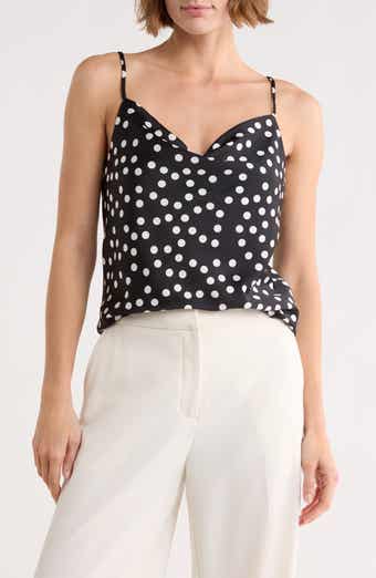 Renee C Sleeveless Cowl Neck Tank