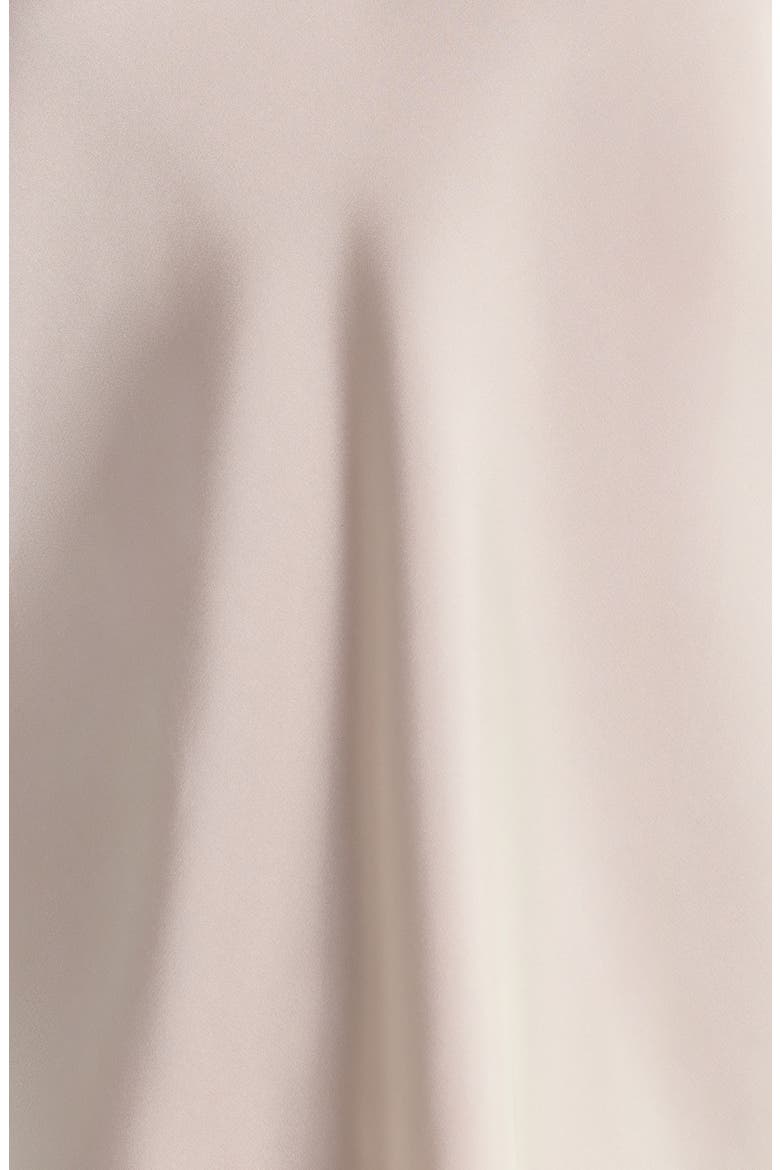 Scalloped Lace Trim Satin Camisole, Alternate, color, BEIGE STRING