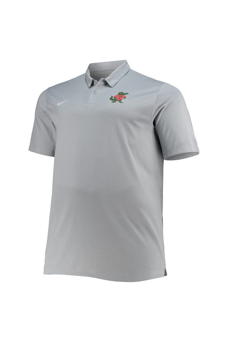 Men's Nike Heathered Gray Florida Gators Big & Tall Performance Polo, Alternate, color, Gray