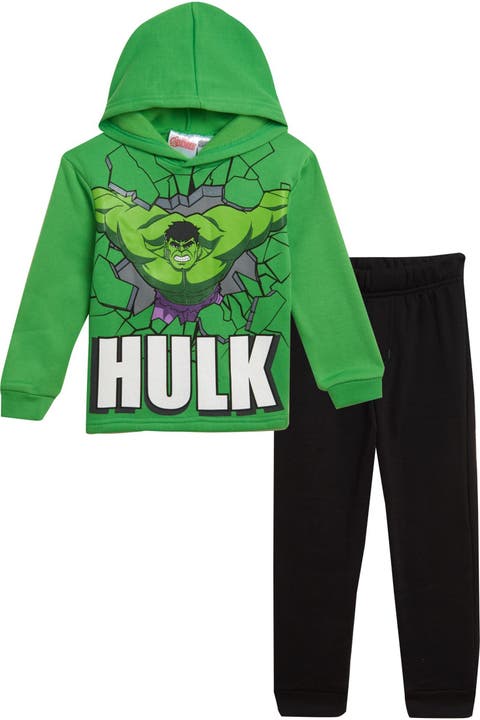 Avengers The Hulk Fleece Hoodie and Pants Set