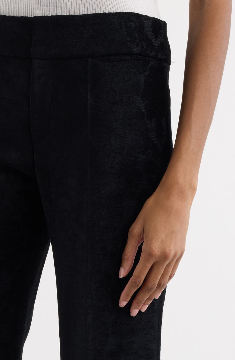 Chloé Jacquard Wide Leg Ankle Pants, Alternate, color, 