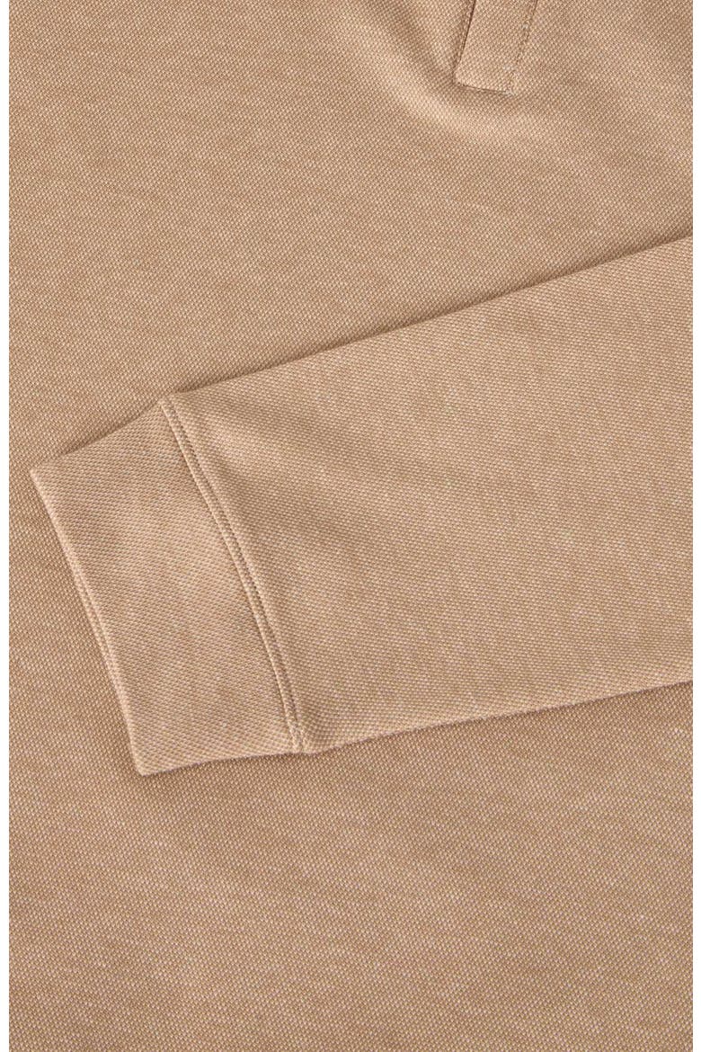 Wesley Cashmere Blend Quarter Zip, Alternate, color, Camel