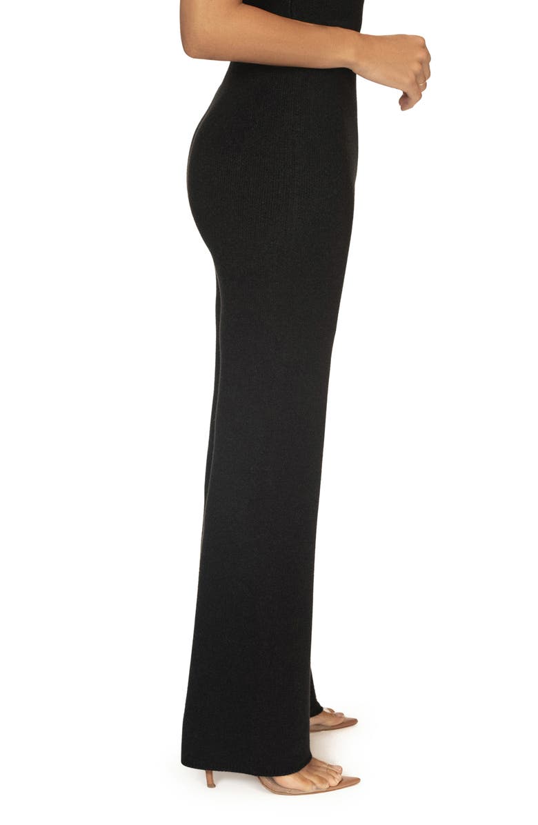 JLUXLABEL Tiarra Knit Pants, Alternate, color, Black