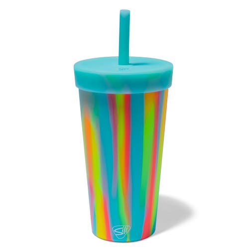 Silipint Silicone 22oz Straw Tumbler Sugar Rush Reusable Unbreakable Cup