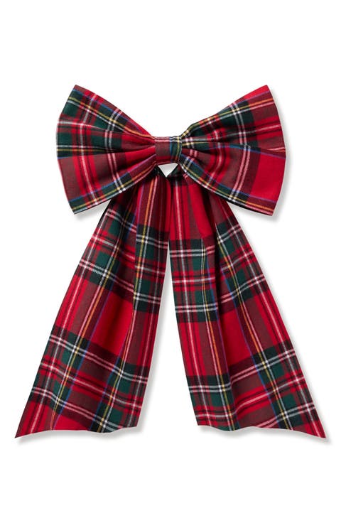 Imperial Tartan Plaid Wreath Bow