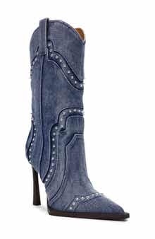 Steve Madden Kylar Studded Western Boot