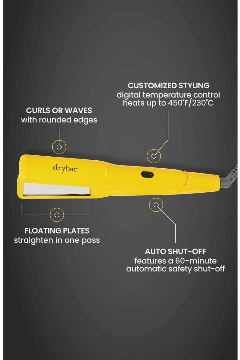 The Tress Press 1-Inch Straightening Iron, Alternate, color, NO COLOR