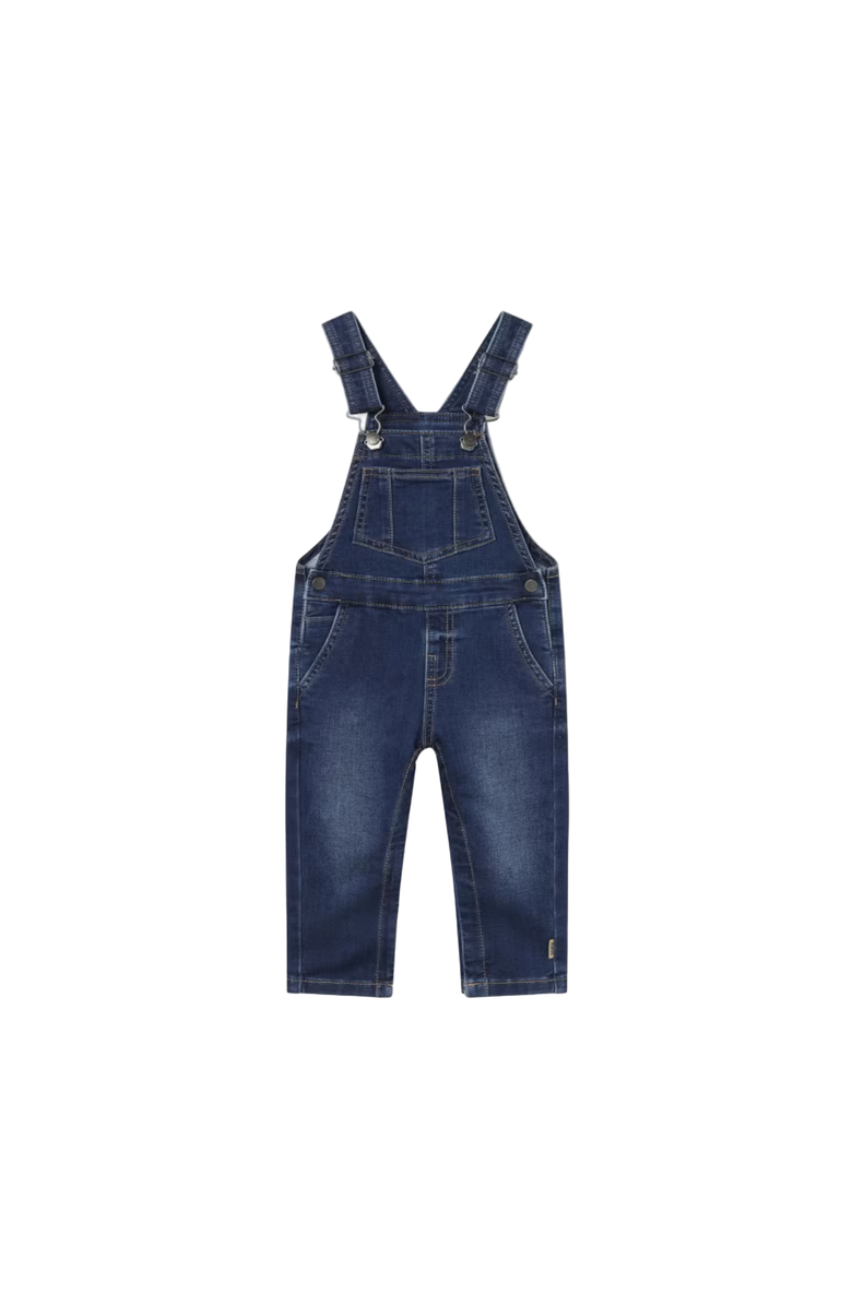 Mayoral Baby Denim Overalls, Main, color, Blue