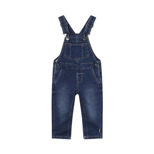 Mayoral Baby Denim Overalls In Blue