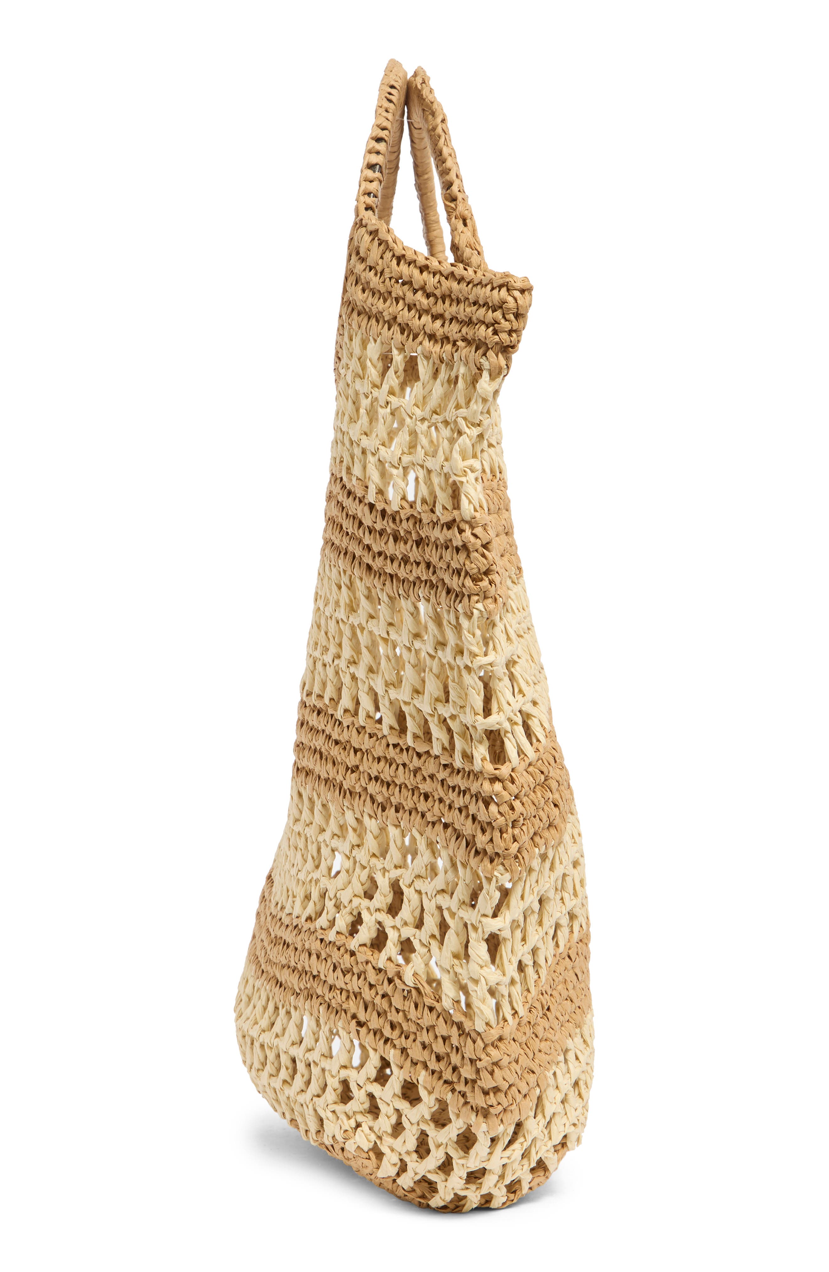 URBAN EXPRESSIONS HANDBAGS Straw Tote Bag, Alternate, color, Natural