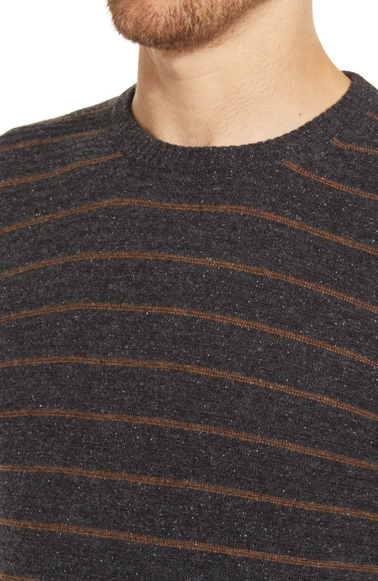 Billy Reid Stripe Crewneck Sweater, Alternate, color,
