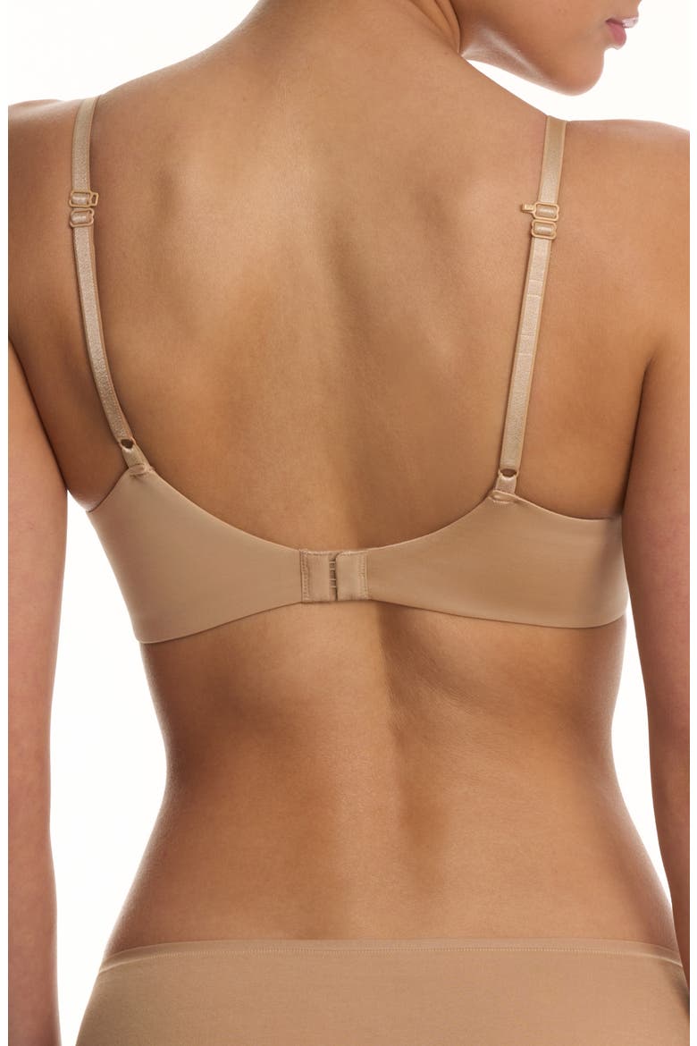 EverFit Seamless Convertible T-Shirt Bra, Alternate, color, CAFE