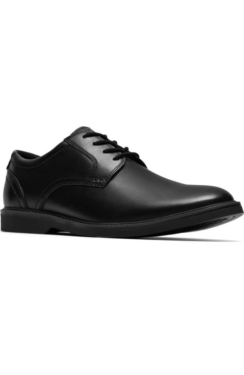 Clarks<sup>®</sup> Radcliff Low Derby, Main, color, Black Smooth