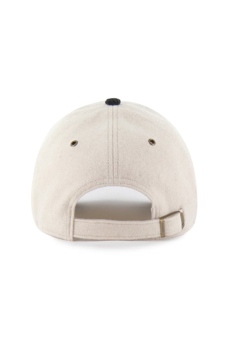 Women's '47 Natural/Black New Orleans Saints Rope Script Clean Up Adjustable Hat, Alternate, color, Natural