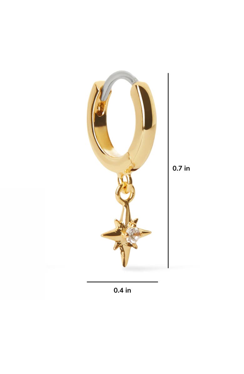 Ana Luisa Star Hoop Earrings - Oshi, Alternate, color, Gold