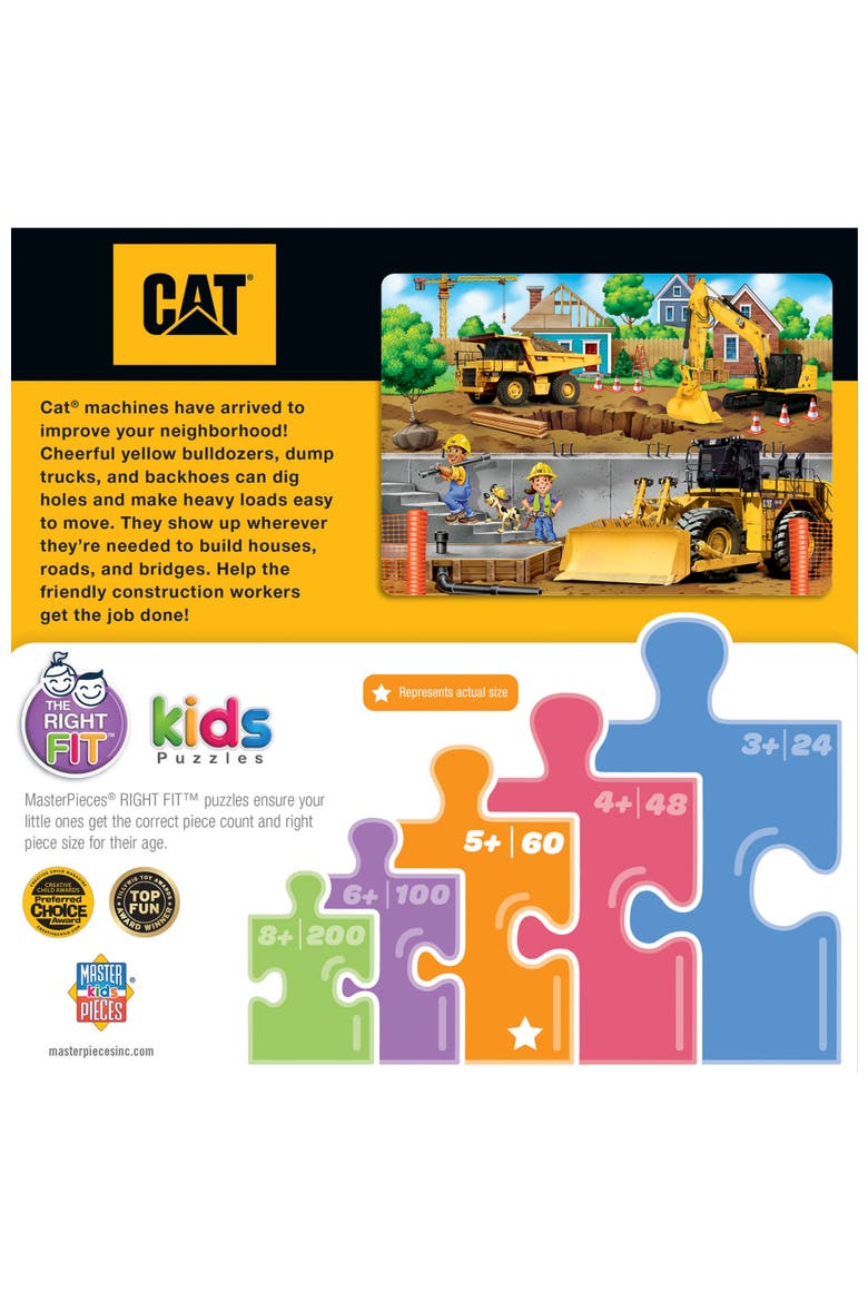 CAT In My Neighborhood 60 Piece Puzzle, Alternate, color, Multicolor