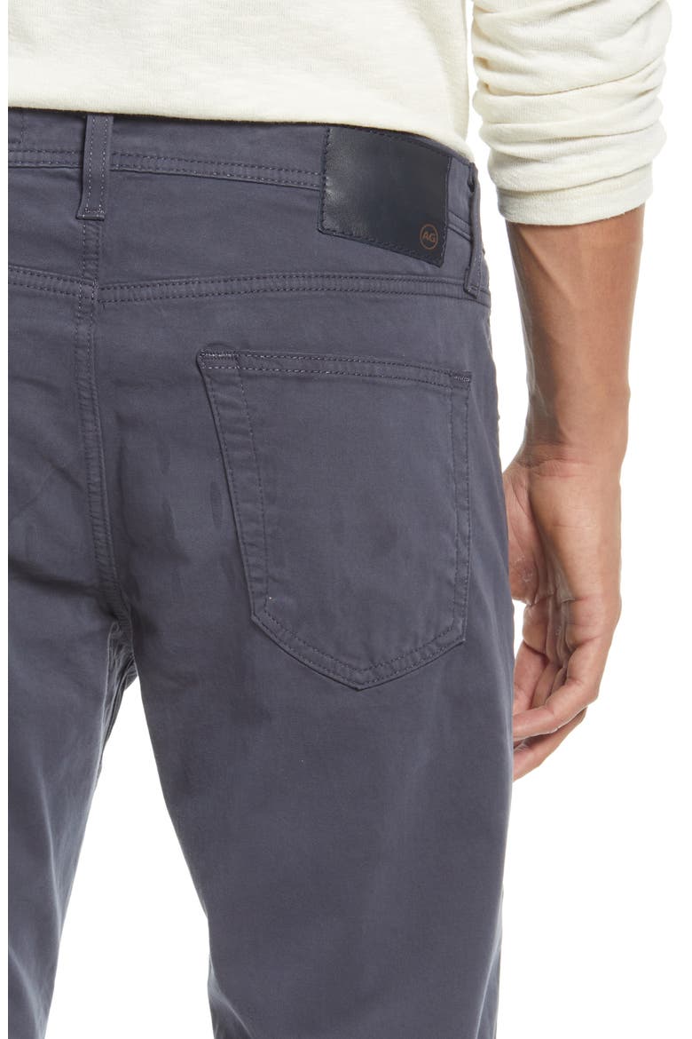 Tellis Slim Fit Sateen Pants (Nordstrom Exclusive), Alternate, color, MAJESTIC NAVY