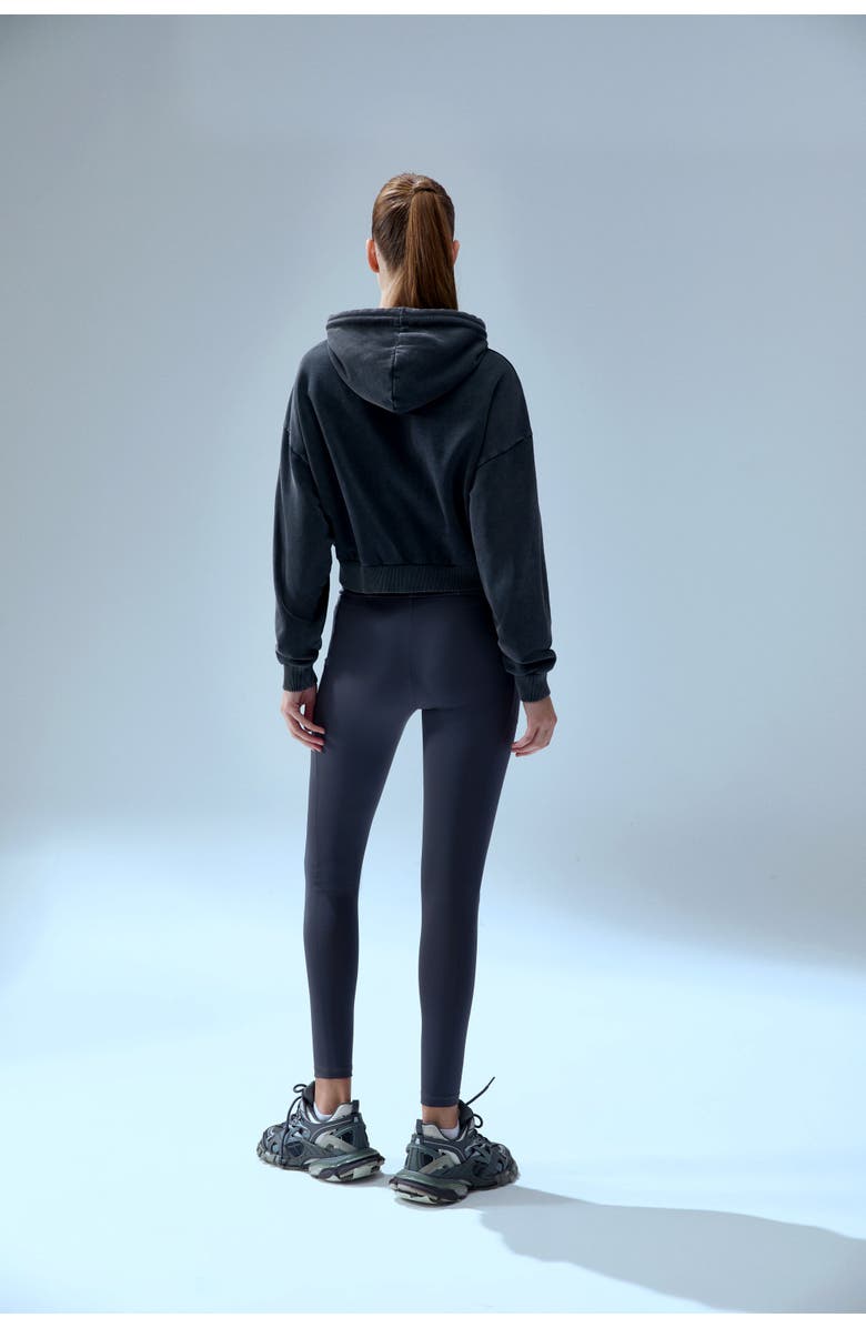 PCFG Cotton Your *Itch Acid Wash Zipped Hoody, Alternate, color, Black