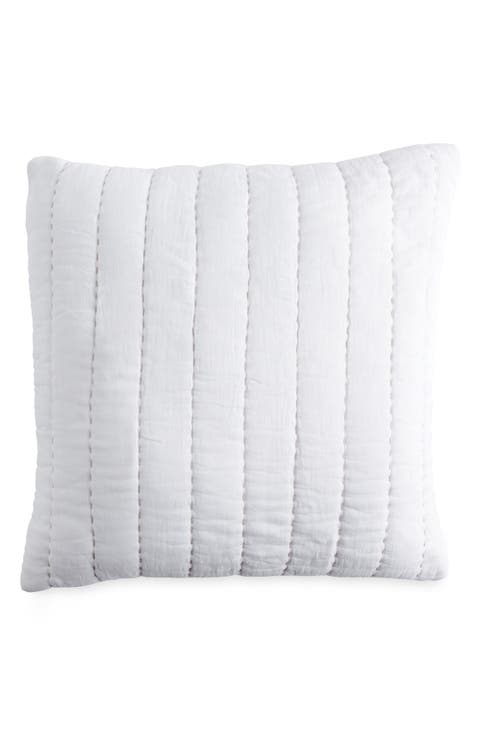 Quilted Voile Accent Pillow