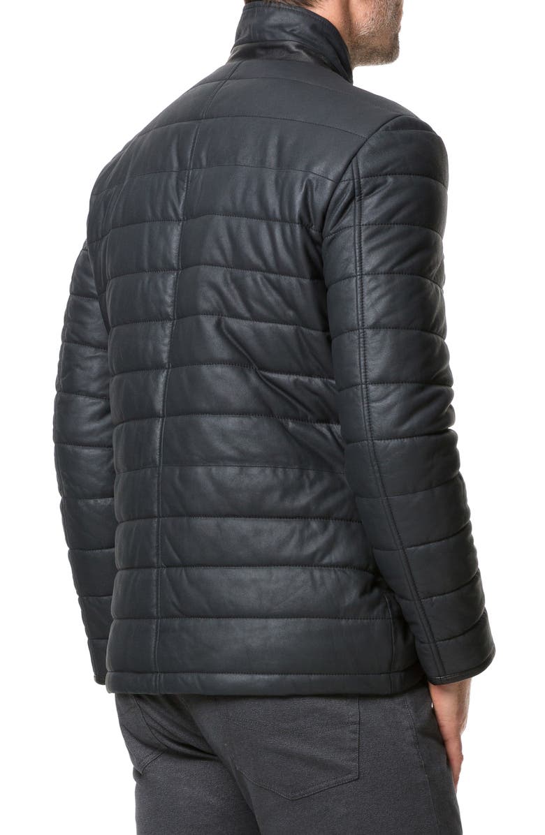 Rodd & Gunn Ashwell Channel Quilted Leather Blazer, Alternate, color, 