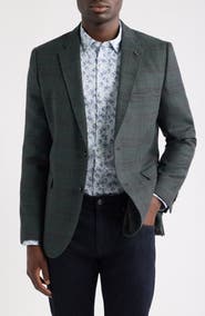Johnston & Murphy Townsend Plaid Wool Sport Coat