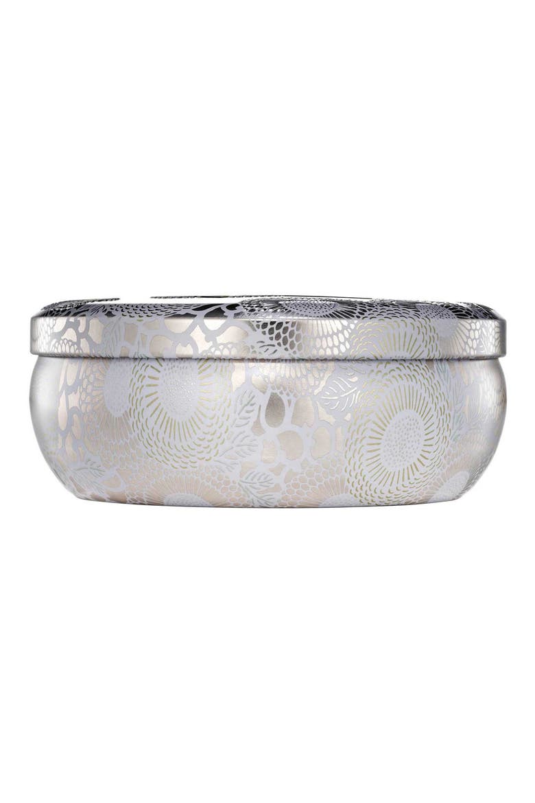 Mokara 3-Wick Tin Candle, Main, color, MOKARA