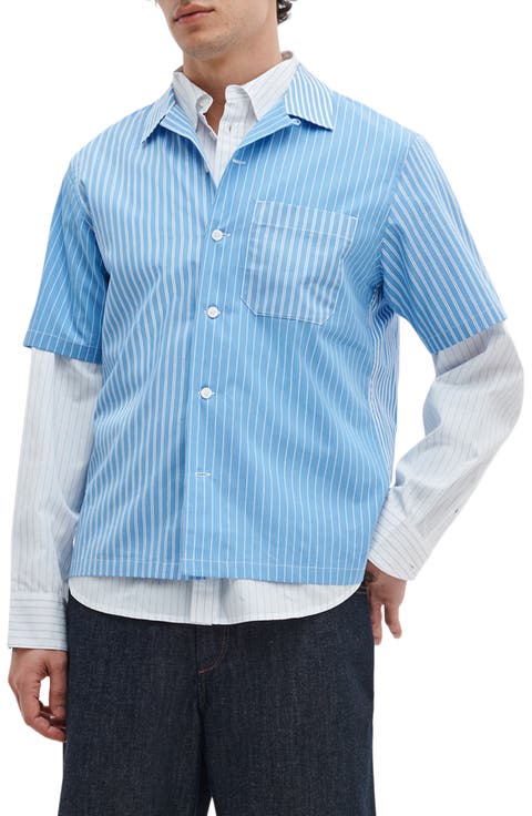 Avery Stripe Camp Shirt