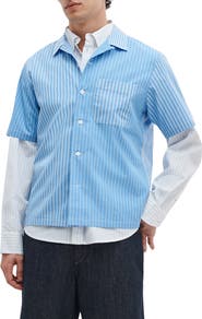 rag & bone Avery Stripe Camp Shirt