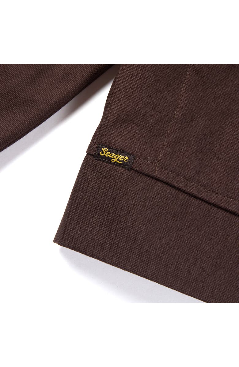 Seager Co Cotton Canvas Ranch Jacket, Alternate, color, Espresso