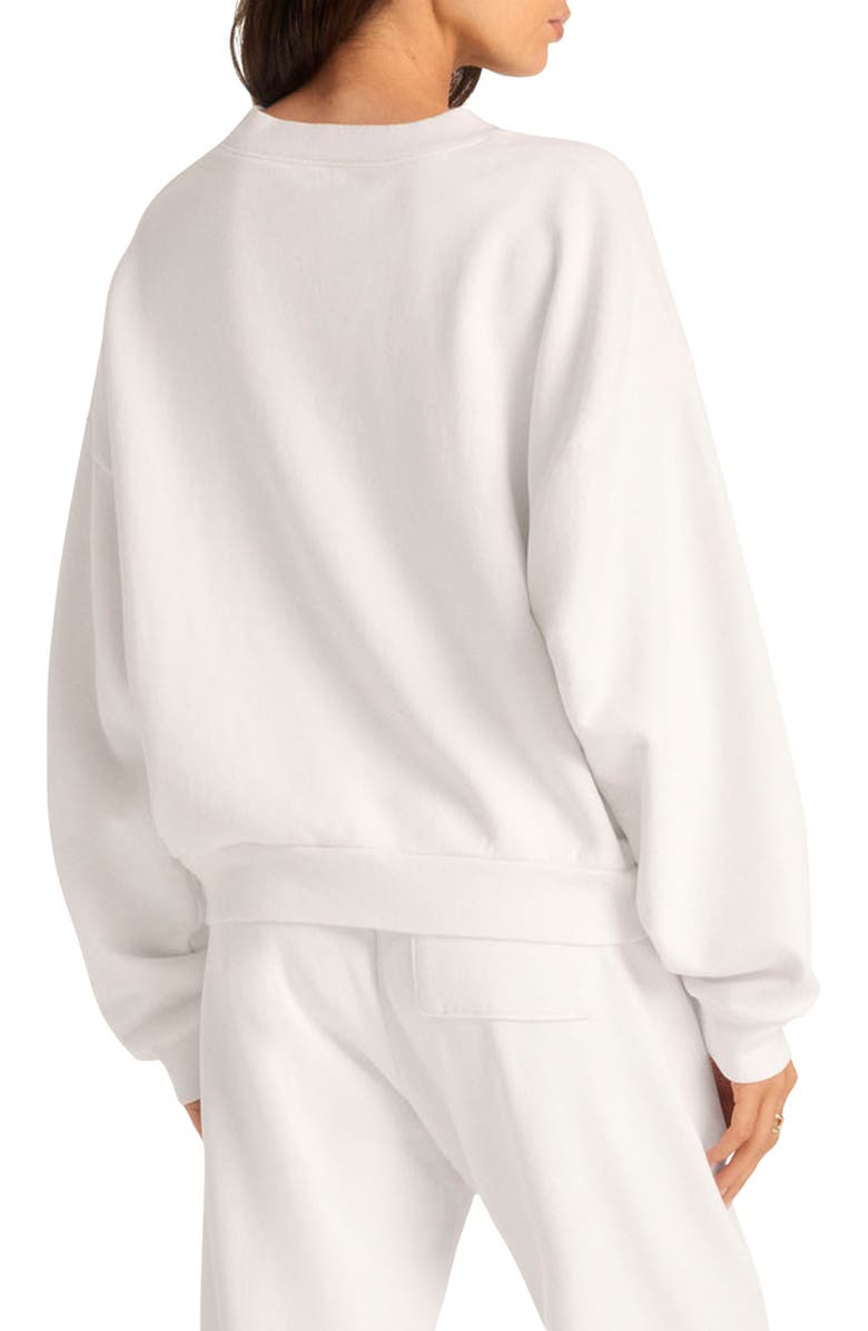 Vitamin A<sup>®</sup> Dawn Classic Cotton Sweatshirt, Alternate, color, White