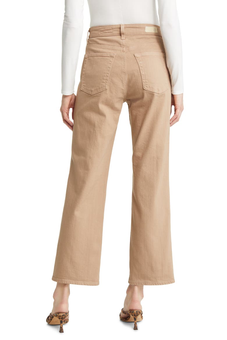 Kinsley High Waist Wide Leg Jeans, Alternate, color, ALMOND BISCOTTI