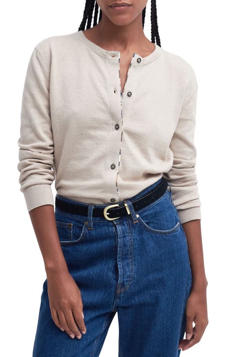 Bredon Tartan Accent Cotton & Cashmere Cardigan