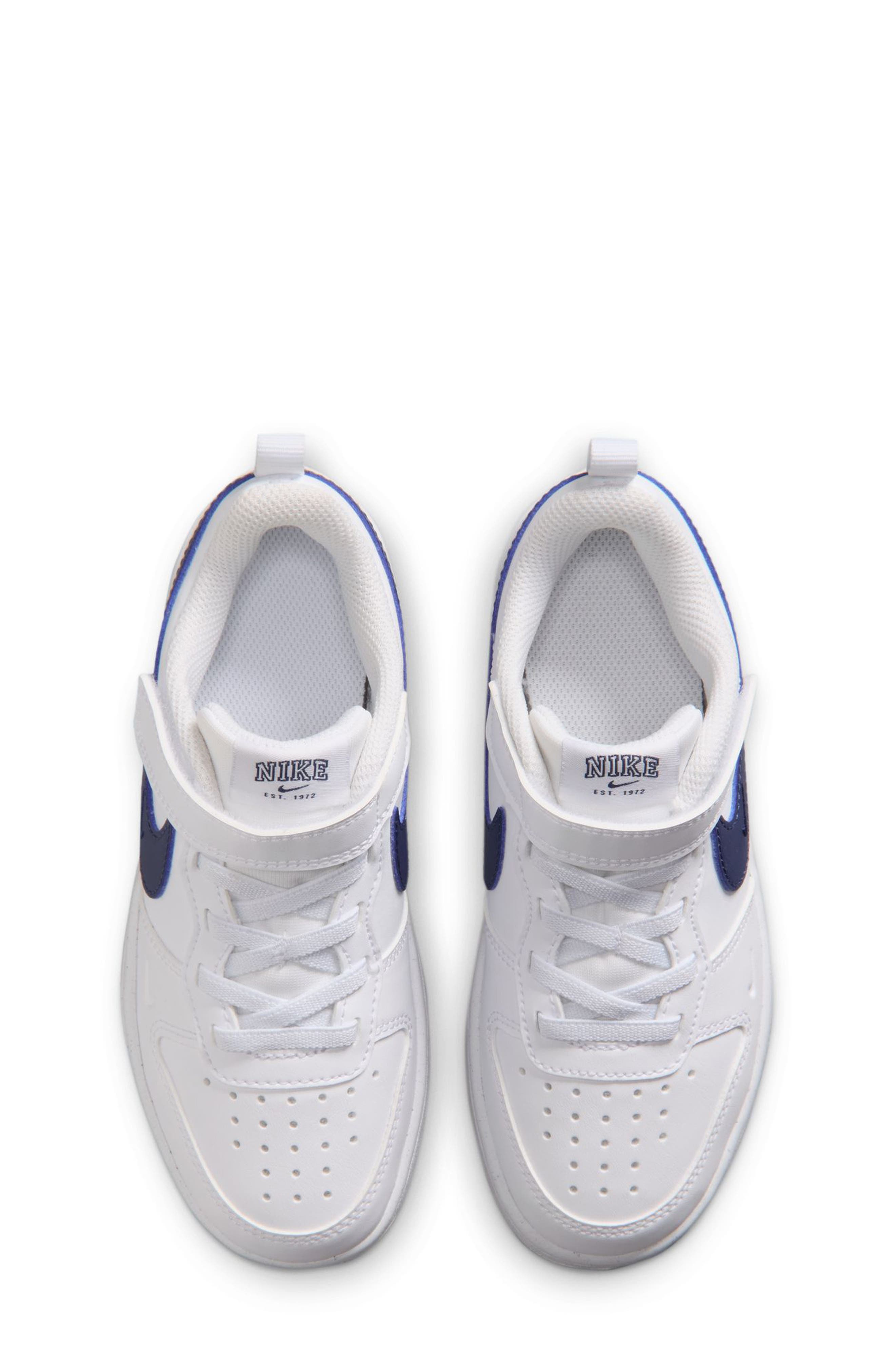 Kids' Court Borough Low Recraft Sneaker, Alternate, color, WHITE/ MIDNIGHT NAVY