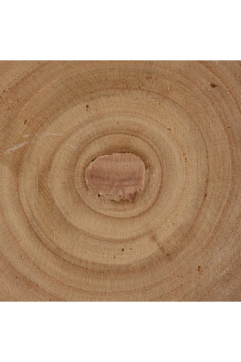 Paulownia Wood Pedestal Tray, Alternate, color, Natural