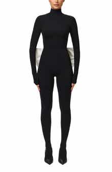 Bow Detail Long Sleeve Jumpsuit