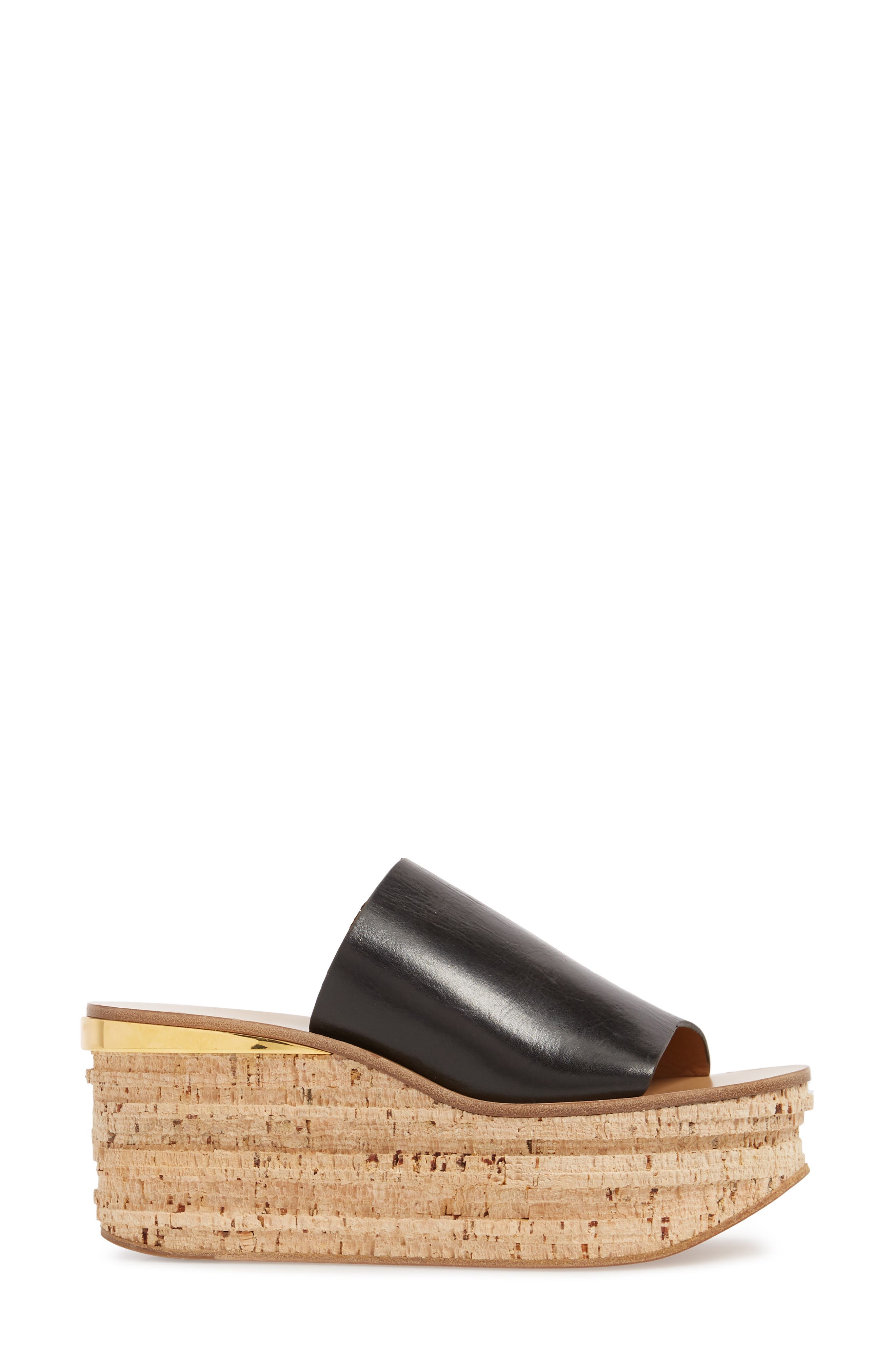Chloé Camille Platform Slide Sandal, Alternate, color, 