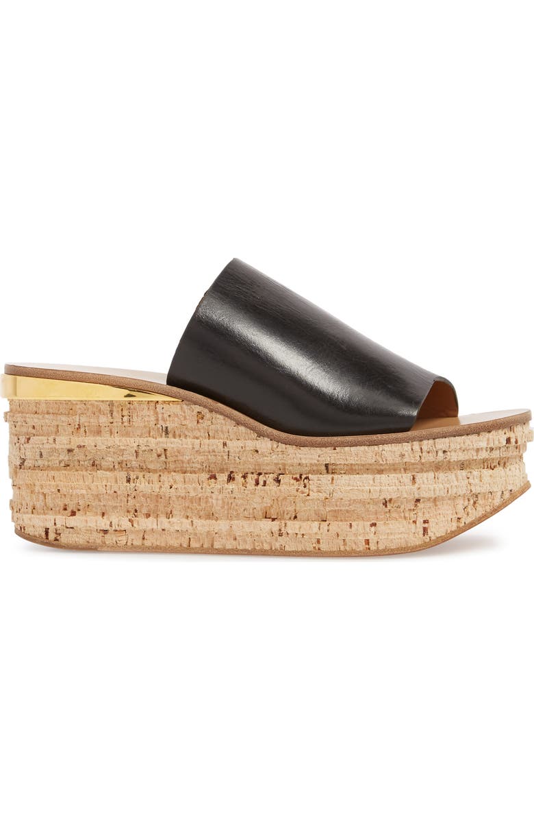 Chloé Camille Platform Slide Sandal, Alternate, color,