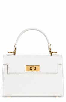 Allegra Leather Top Handle Bag