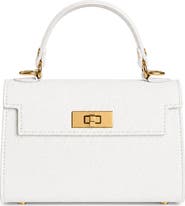Persaman New York Allegra Leather Top Handle Bag