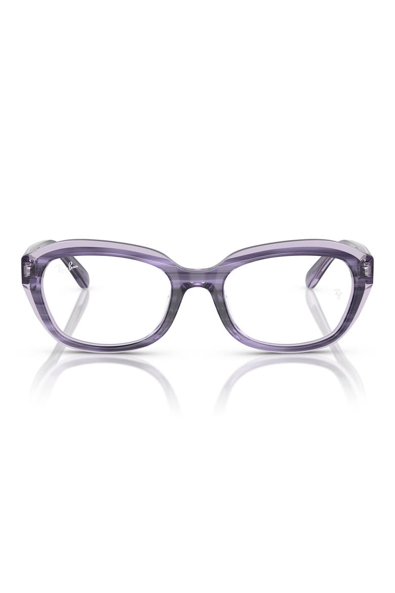 Kids' 48mm Small Irregular Optical Glasses, Main, color, VIOLET