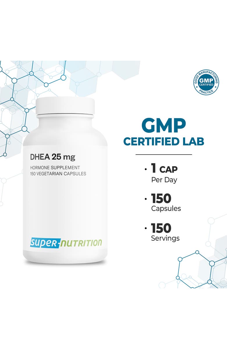 SuperSmart DHEA 25mg, Alternate, color, NO COLOR