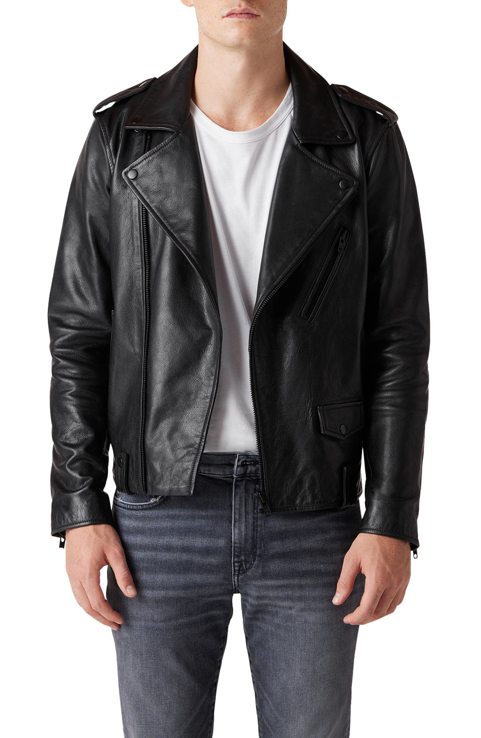 Joe's Leather Moto Jacket | Nordstrom