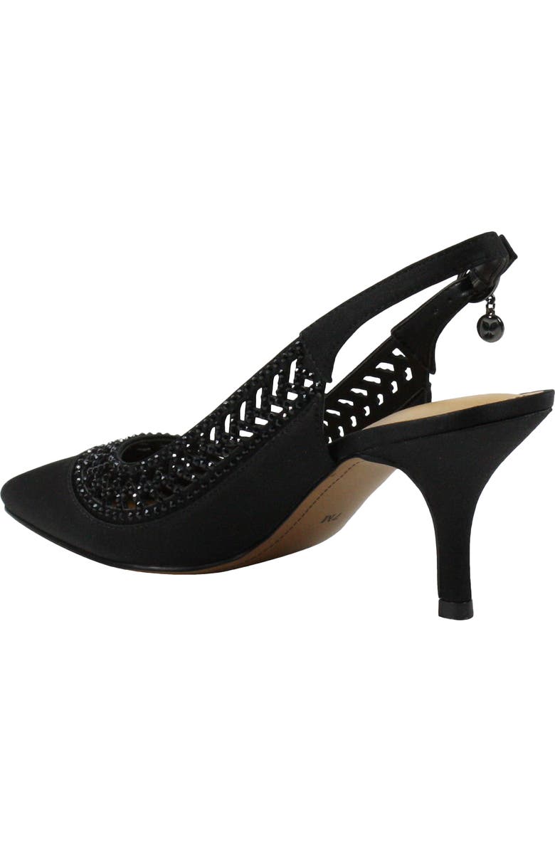 J. Reneé Naiara Crystal Embellished Slingback Pointed Toe Pump, Alternate, color,