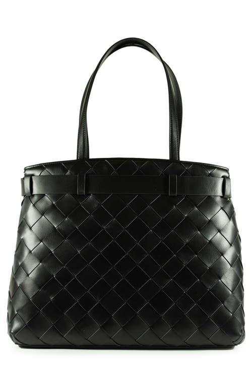 SAM EDELMAN SAM EDELMAN CLEO WOVEN LEATHER TOTE