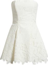 HOUSE OF CB Jemma Strapless Broderie Dress